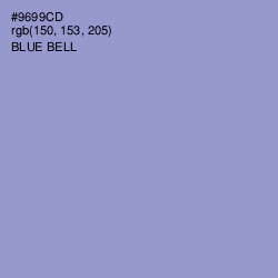#9699CD - Blue Bell Color Image